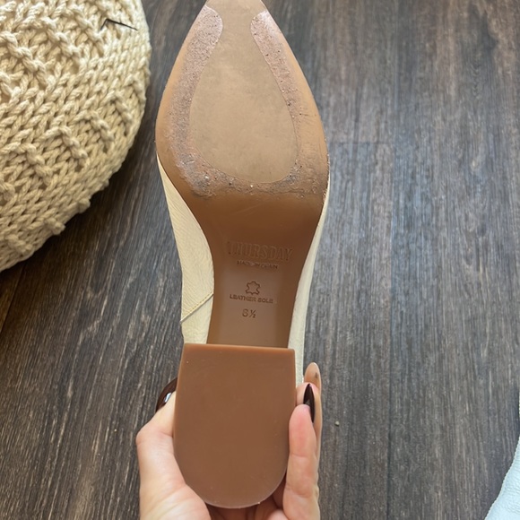 Thursday White Pointed Boots - Picture 8 of 9